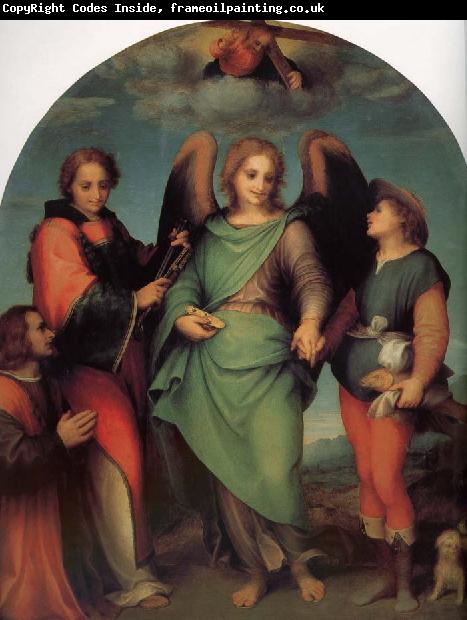 Andrea del Sarto Rafael Angel of Latter-day Saints and the great Leonard, with donor